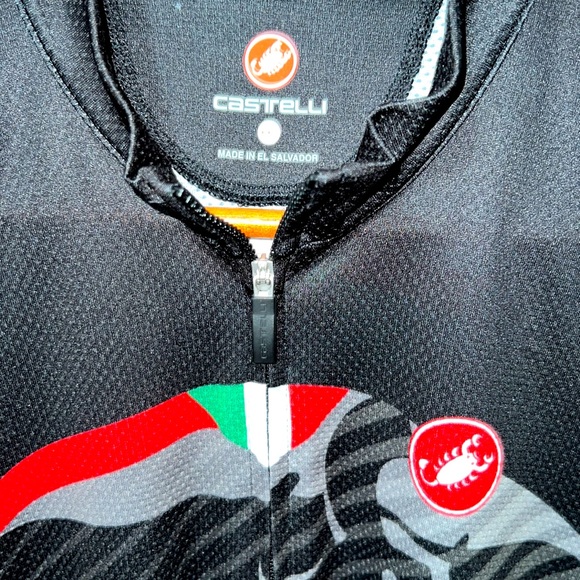 Castelli Scorpione Men’s Short Sleeves 1/4 Front Zip Cycling Jersey Size XXL - Picture 3 of 3